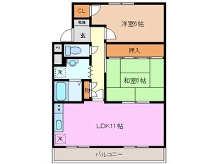 ベルウッド和泉の物件間取画像